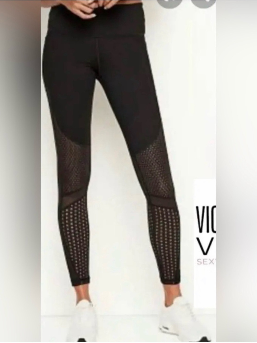Victoria’s Secret sport mesh black legging
